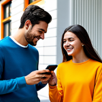 Naranja X - Modern Banking**

Prompt: "A vibrant, modern mobile banking app interface featuring the Naranja X logo. The screen displays a clear breakdown of transactions, highlighting the lack of hidden fees. In the background, a young professional couple smiles confidently while using their smartphones in a sunny, urban setting, symbolizing financial freedom and ease.  ‘Sin Comisiones’ clearly displayed.  Bright colors, clean design, digital art, safe for work."

**