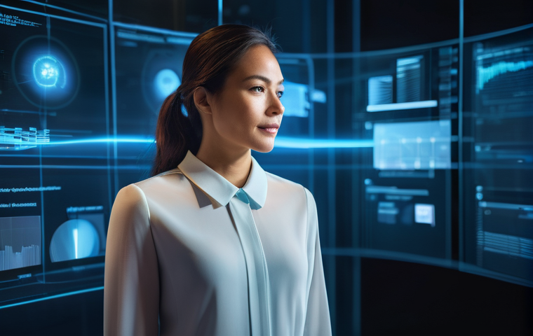 고객 피드백을 활용한 경험 디자인 방법 - **Prompt:** A diverse group of four young professionals (two women and two men, all appearing to be ...