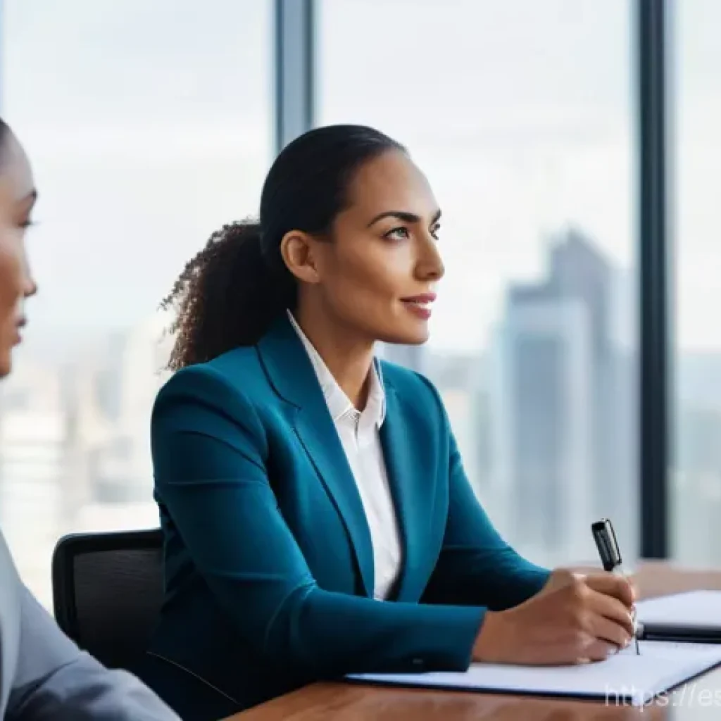 고객경험 디자인의 비즈니스 성과와 연계 - **Prompt:** A vibrant, realistic, cinematic portrait of a diverse group of three professionals engag...