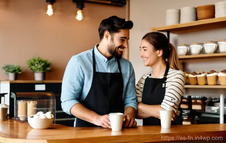 고객경험 디자인을 통한 매출 증대 전략 - **Prompt 1: The Heartfelt Connection**
    *   **Description:** A young, diverse couple in a cozy, w...